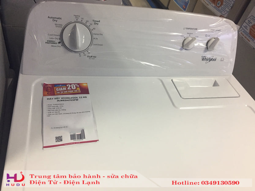 dịch vụ bảo hành máy sấy Whirlpool