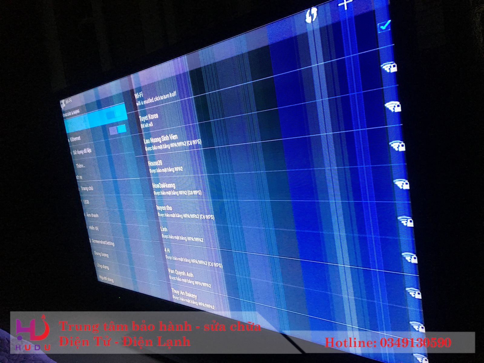 cách khắc phục tivi bị sọc màn hình tại nhà