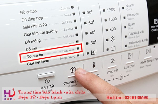 kinh nghiệm sử dụng máy giặt khi nhà có trẻ sơ sinh