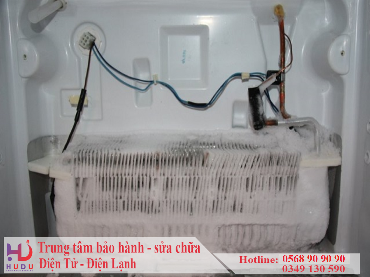 Sửa điều hòa khi bị đóng tuyết